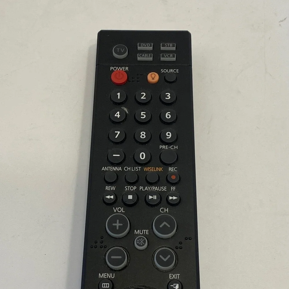 Samsung‎ TV Remote Control BN59-00599A Black Universal AnyNet+ Wiselink Untested